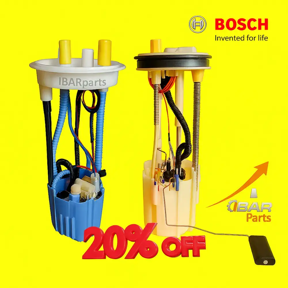 Módulo con bomba eléctrica Bosch original para Volkswagen Amarok 3.0L V6 TDI. Número de parte 2H6919050B. Repuesto OEM para Common Rail.
