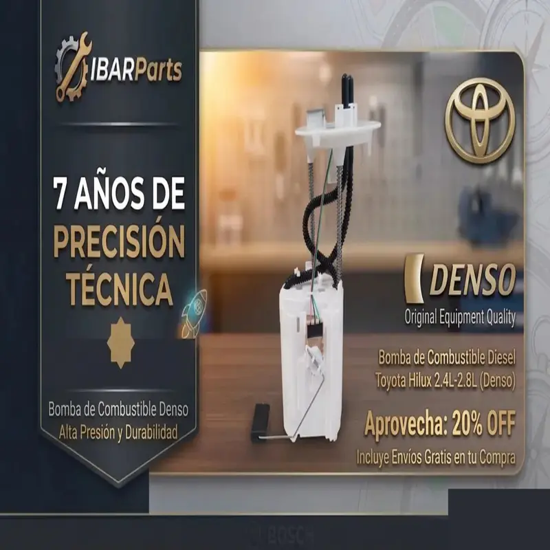 Visao lateral corpo do modulo Denso KS292100-9130 destacando braco do flutuante calibrado e cabeamento protegido. Estrutura POM resistente a aditivos diesel e temperatura. Altura total 300mm exata.