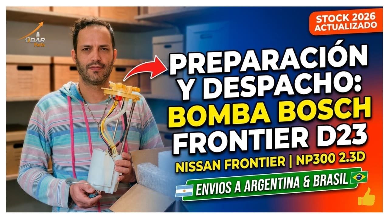 Verificación y preparación bomba diesel Frontier NP300 Bosch 170405JL1A - IBARParts