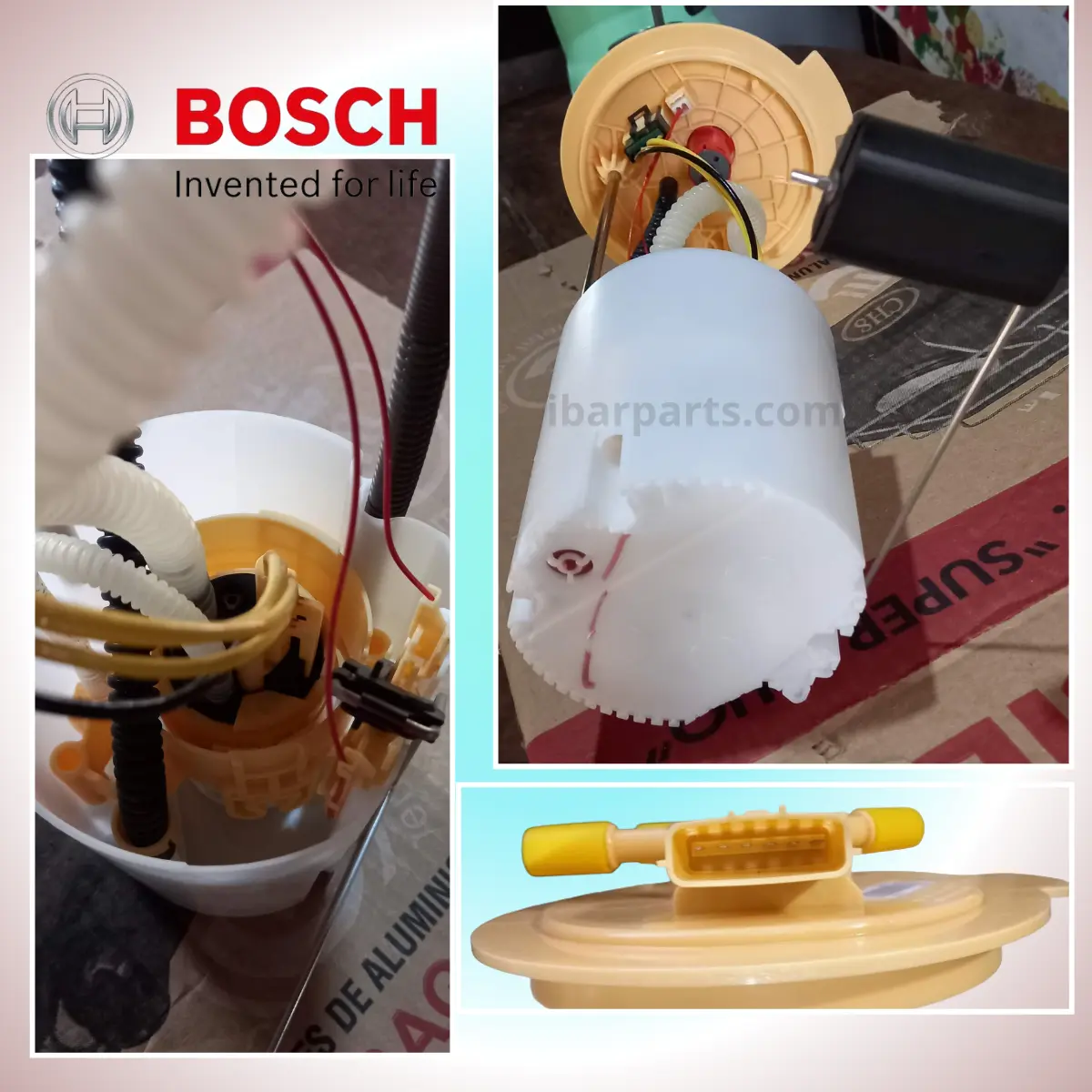 Conexiones y flotante de bomba Bosch original Frontier