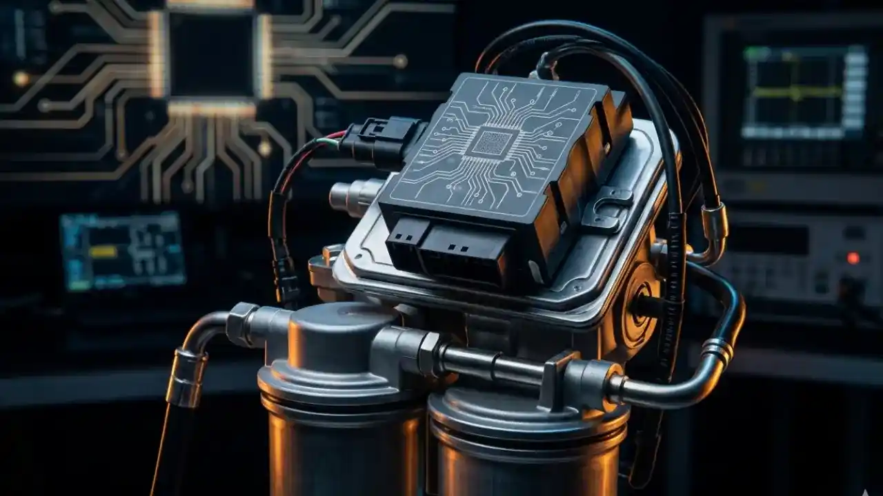 Prueba de banco y verificación de la bomba de combustible diésel Bosch con sensor EKP para VW Amarok 3.0L V6.